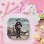 Henri Rousseau – 自分自身ポートレート – 風景 ペーパープレート (パーティー)