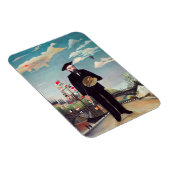 Henri Rousseau – 自分自身ポートレート – 風景 マグネット (右側)