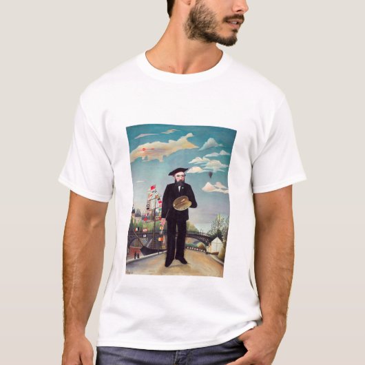 Henri Rousseau – 自分自身ポートレート – 風景 Tシャツ (正面)