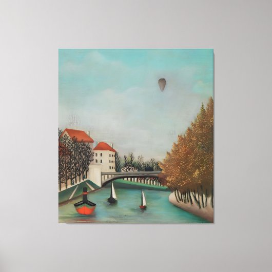 Henri Rousseau art キャンバスプリント (正面)