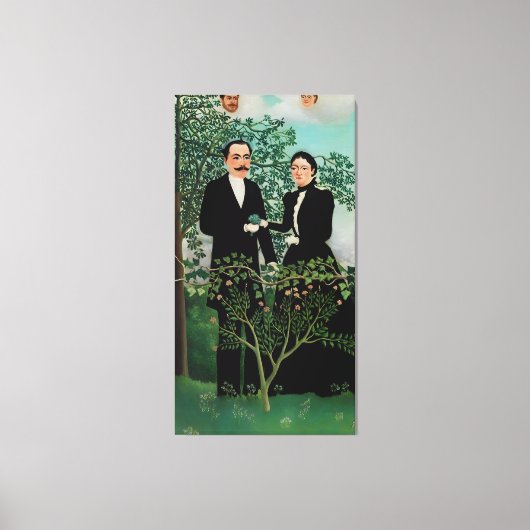 Henri Rousseau art キャンバスプリント (正面)