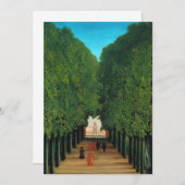 Henri Rousseau, Avenue in the Park at Saint Cloud (正面/裏面)