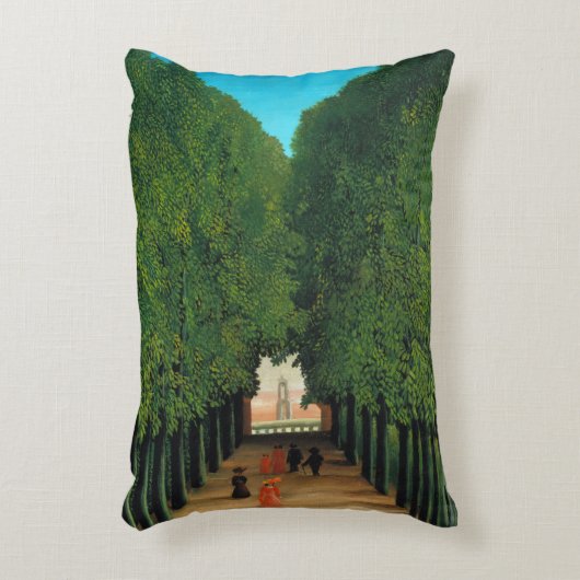 Henri Rousseau, Avenue in the Park at Saint Cloud アクセントクッション (正面(垂直))