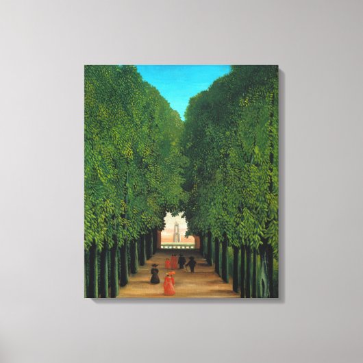 Henri Rousseau, Avenue in the Park at Saint Cloud キャンバスプリント (正面)