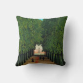 Henri Rousseau, Avenue in the Park at Saint Cloud クッション (裏面)