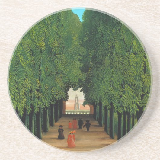 Henri Rousseau, Avenue in the Park at Saint Cloud コースター (正面)