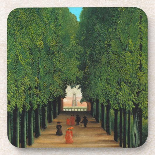 Henri Rousseau, Avenue in the Park at Saint Cloud コースター (正面)