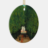 Henri Rousseau, Avenue in the Park at Saint Cloud セラミックオーナメント (右)
