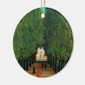 Henri Rousseau, Avenue in the Park at Saint Cloud セラミックオーナメント (左)