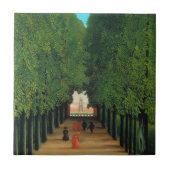 Henri Rousseau, Avenue in the Park at Saint Cloud タイル (正面)