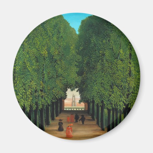 Henri Rousseau, Avenue in the Park at Saint Cloud マグネット (正面)