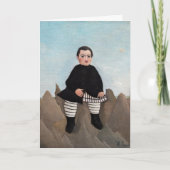 Henri Rousseau - Boy on the Rocks カード (正面)