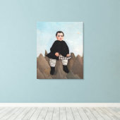 Henri Rousseau - Boy on the Rocks キャンバスプリント (インサイチュ (ウッドフロア))