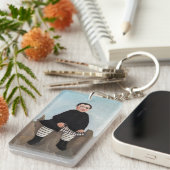 Henri Rousseau - Boy on the Rocks キーホルダー (正面右)