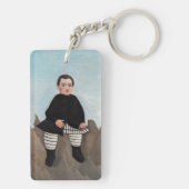 Henri Rousseau - Boy on the Rocks キーホルダー (裏面)