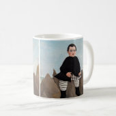 Henri Rousseau - Boy on the Rocks コーヒーマグカップ (正面右)