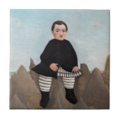 Henri Rousseau - Boy on the Rocks タイル (正面)