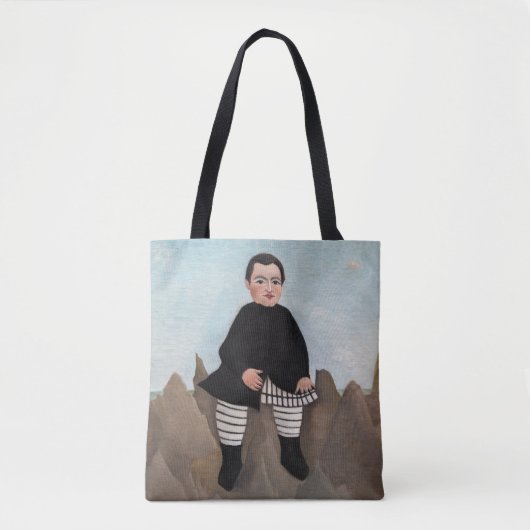 Henri Rousseau - Boy on the Rocks トートバッグ (正面)
