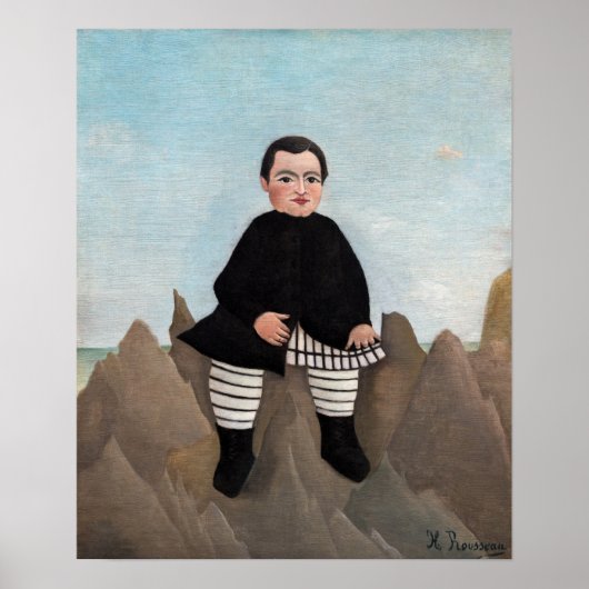 Henri Rousseau - Boy on the Rocks ポスター (正面)