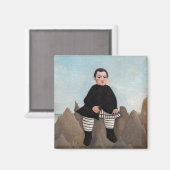 Henri Rousseau - Boy on the Rocks マグネット (正面/裏面)