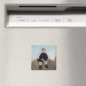 Henri Rousseau - Boy on the Rocks マグネット (インサイチュ (食洗機))