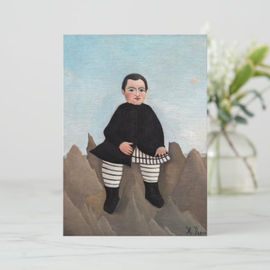 Henri Rousseau - Boy on the Rocks 招待状 (スタンド正面)