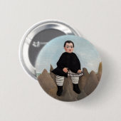 Henri Rousseau - Boy on the Rocks 缶バッジ (正面&裏面)