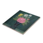 Henri Rousseau - Dahlia and Daisies in a Vase タイル (側面)