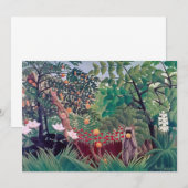 Henri Rousseau - Exotic Landscape サンキューカード (正面/裏面)