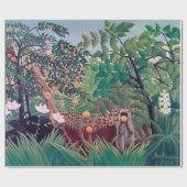 Henri Rousseau - Exotic Landscape ラッピングペーパー (フラット)