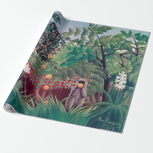 Henri Rousseau - Exotic Landscape ラッピングペーパー (アンロールド)