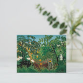 Henri Rousseau Exotic Landscape Postcard ポストカード (スタンド正面)