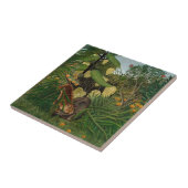 Henri Rousseau - Fight between Tiger and Buffalo タイル (側面)