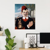 Henri Rousseau - Portrait of Pierre Loti ポスター (ホームオフィス)