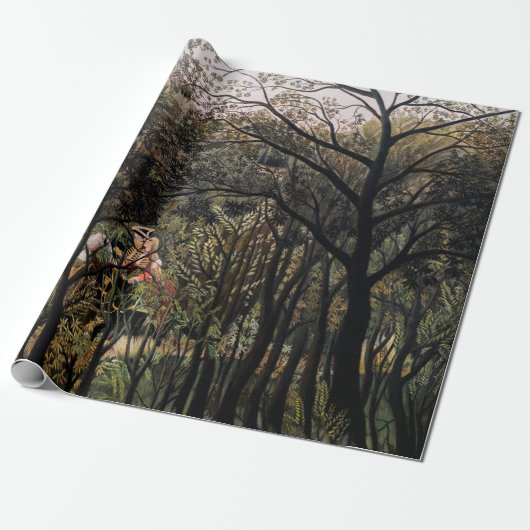 Henri Rousseau - Rendezvous in the Forest ラッピングペーパー (アンロールド)