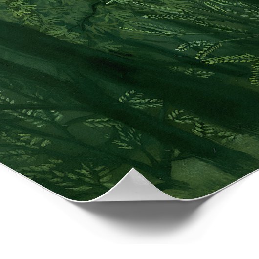 Henri Rousseau - Rendezvous in the Forest Poster ポスター (角)