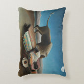 Henri Rousseau Sleeping Gypsy Lion Painting アクセントクッション (正面(垂直))