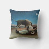 Henri Rousseau Sleeping Gypsy Lion Painting クッション (裏面)