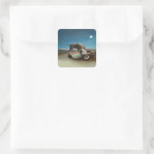 Henri Rousseau Sleeping Gypsy Lion Painting スクエアシール (バッグ)