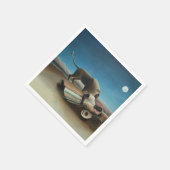 Henri Rousseau Sleeping Gypsy Lion Painting スタンダードカクテルナプキン (角)