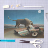 Henri Rousseau Sleeping Gypsy Lion Painting 薄葉紙 (クラフト)