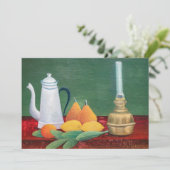 Henri Rousseau - Still Life with Coffee Pot サンキューカード (スタンド正面)