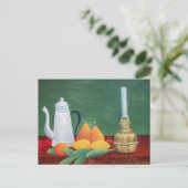 Henri Rousseau - Still Life with Coffee Pot ポストカード (スタンド正面)