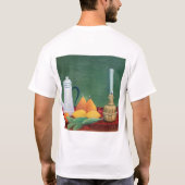 Henri Rousseau - Still Life with Coffee Pot Tシャツ (裏面)