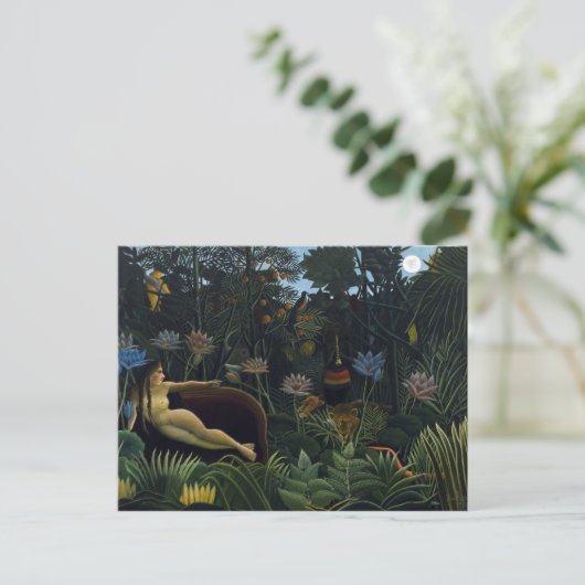 Henri Rousseau - The Dream ポストカード (スタンド正面)