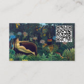 Henri Rousseau - The Dream / 夢 - QRコード 名刺 (正面)