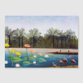 Henri Rousseau - The Flamingoes磁気カード (正面)