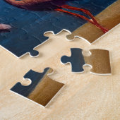 Henri Rousseau - The Flamingoes ジグソーパズル (側面)