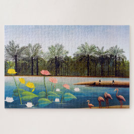 Henri Rousseau - The Flamingoes ジグソーパズル
