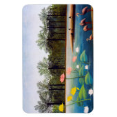 Henri Rousseau - The Flamingoes マグネット (縦)